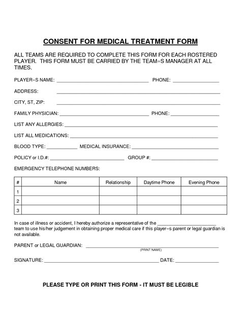 Missing Signed Medical Consent Paperwork