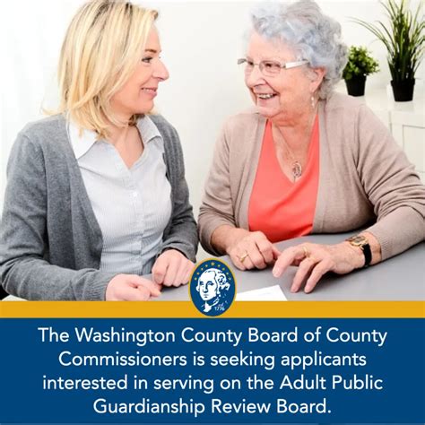 Washington County Is Seeking Applicants For The Adult Public