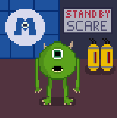 Wazowski You Didn T File Your Paperwork Last Night R Pixelart