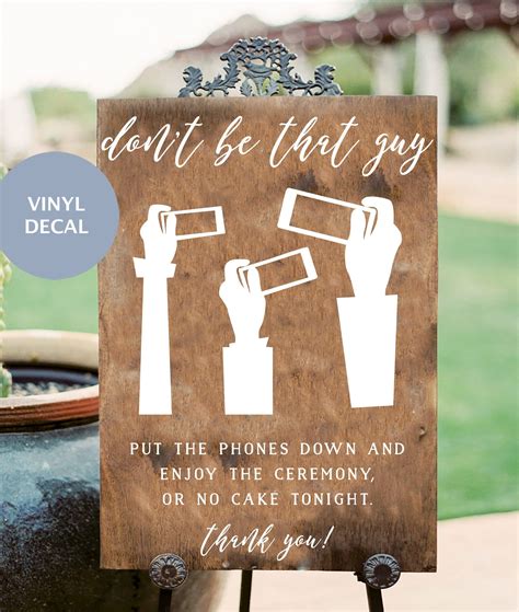 Wedding Unplugged Sign Wedding Signs No Photos Wedding Signs