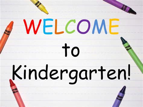 Welcome To Kindergarten Ppt Download