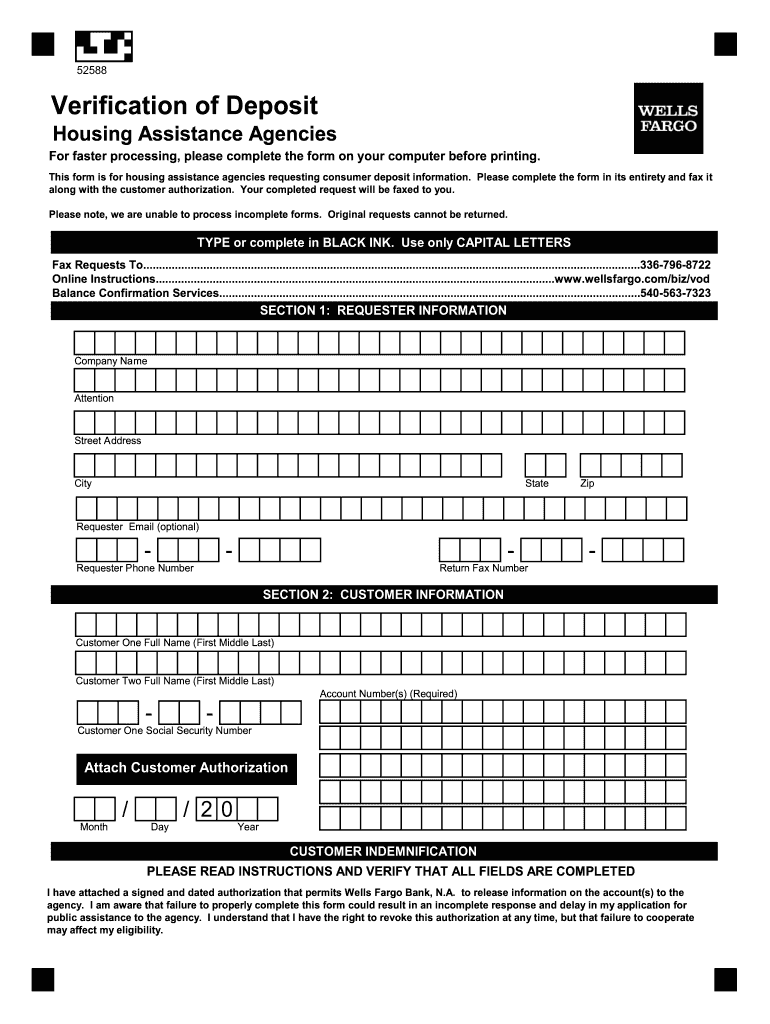 Wells Fargo Proof Of Funds Letter Fill Out Sign Online Dochub