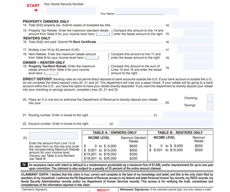 Rent Rebate Paperwork Sent Out