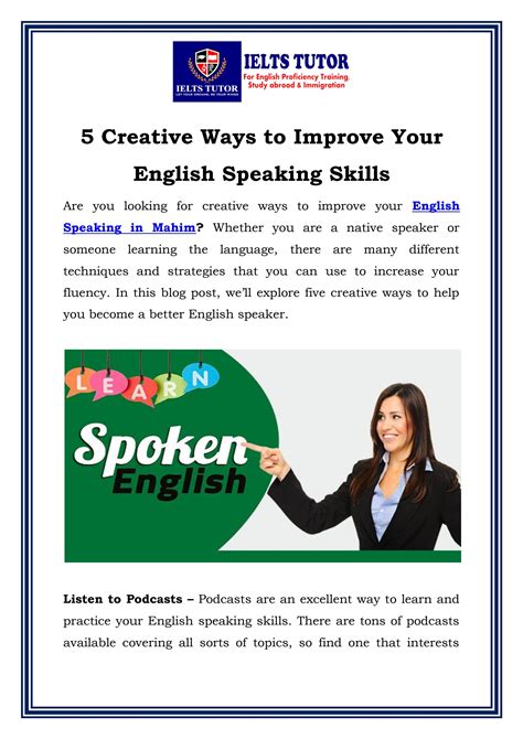 What Are 5 Ways To Improve Your English Skills