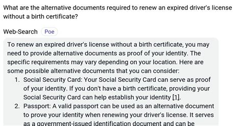 What Are The Alternative Documents Required To Renew An Expired Driver