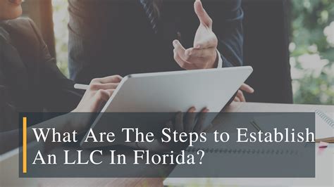 What Are The Steps To Establish An Llc In Florida Stross Law Firm P A