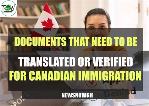 What Documents Need To Be Translated Or Verified For Canadian