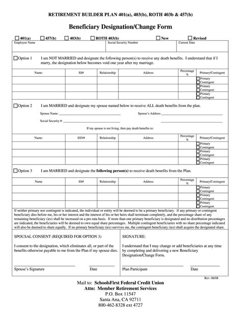 Beneficiary Paperwork Requirements