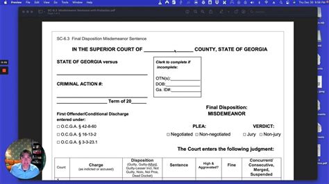 What Does The Paperwork Look Like After You Plead Guilty In A Criminal