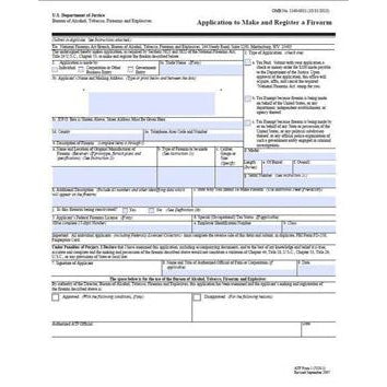 ATF Paperwork for Gun Purchases