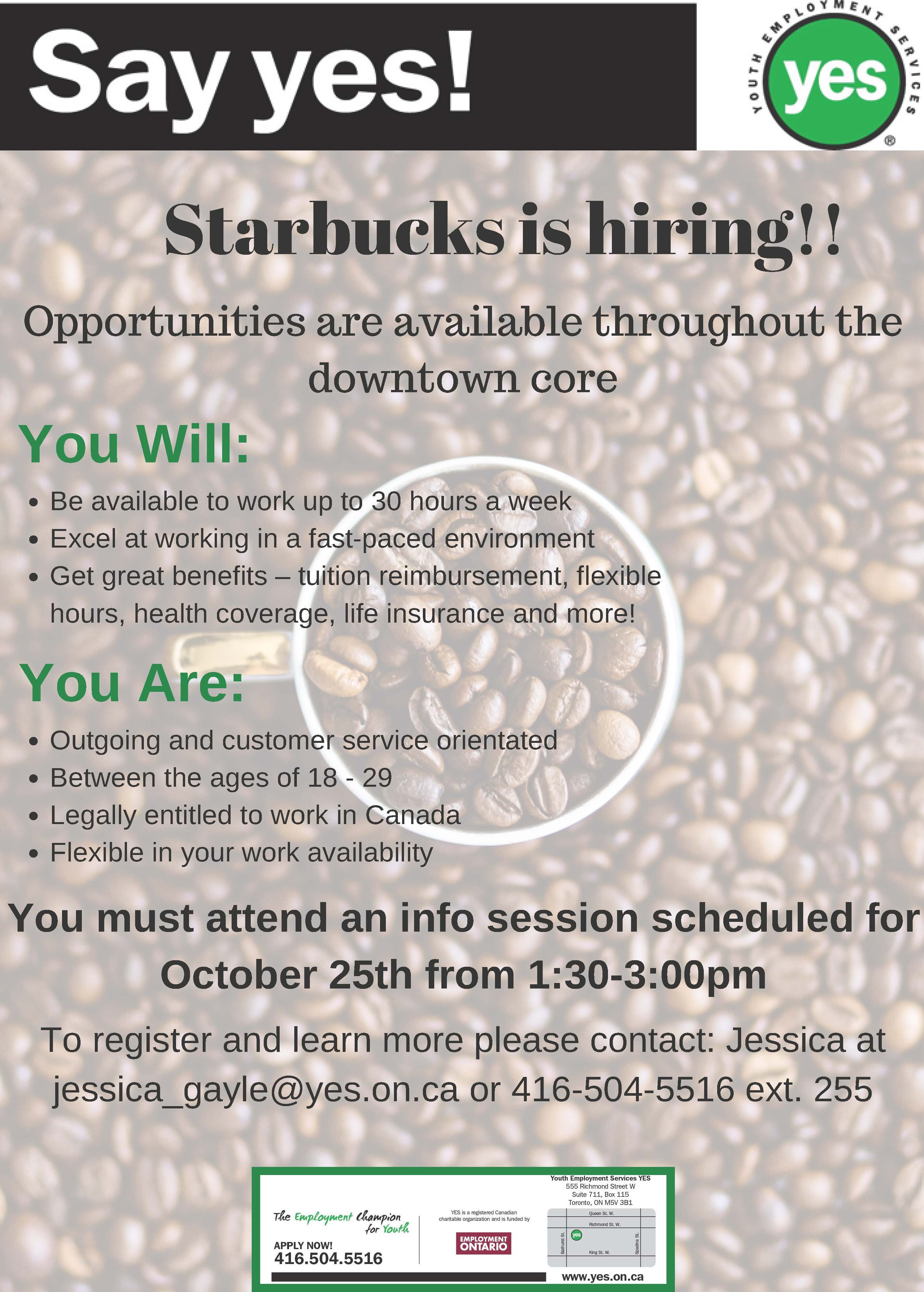 Starbucks Hiring Paperwork Requirements