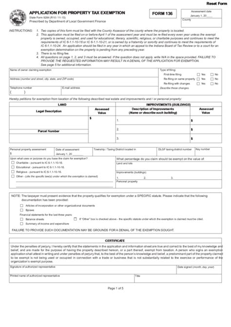 Federal Exemption Status Filing