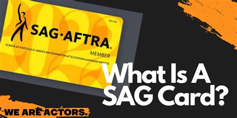 What Is A Sag Card Plus How To Get One In 2024 Headshots Nyc