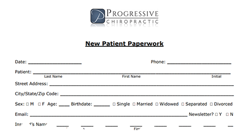 Updated Patient Registration Form