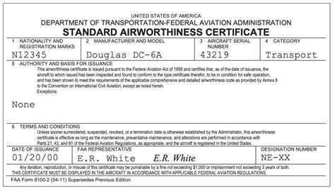 What Is An Faa Type Certificate Aero Corner