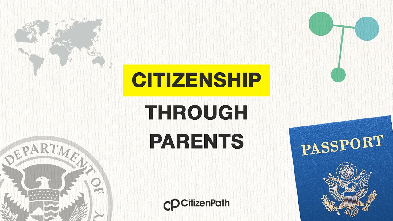 What Is Form N600 Us Citizenship Through Parents Youtube