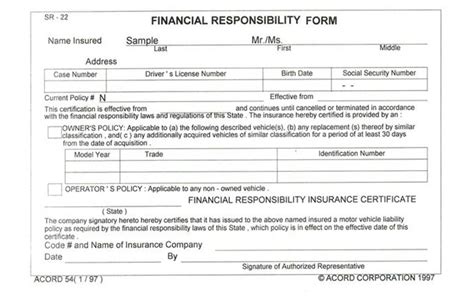 What Is Form Sr 22 To Reinstate Your License