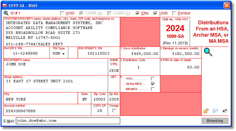 What Is Hsa Form 1099 Sa Hsa Edge