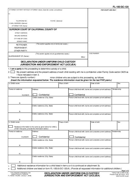 Fresno CA Emergency Child Custody Paperwork