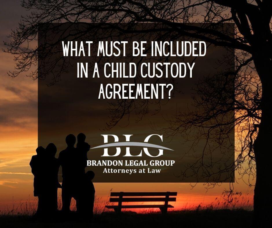 What Must Be Included In A Successful Child Custody Agreement