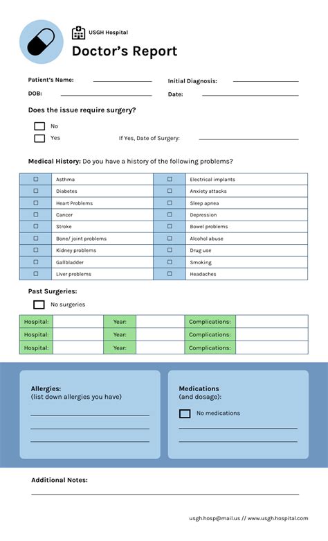 Doctors Paperwork Requirements