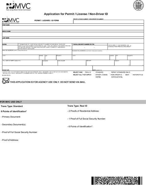 Non Driver ID Paperwork Requirements