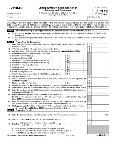 Estimated Quarterly Tax Paperwork Needed