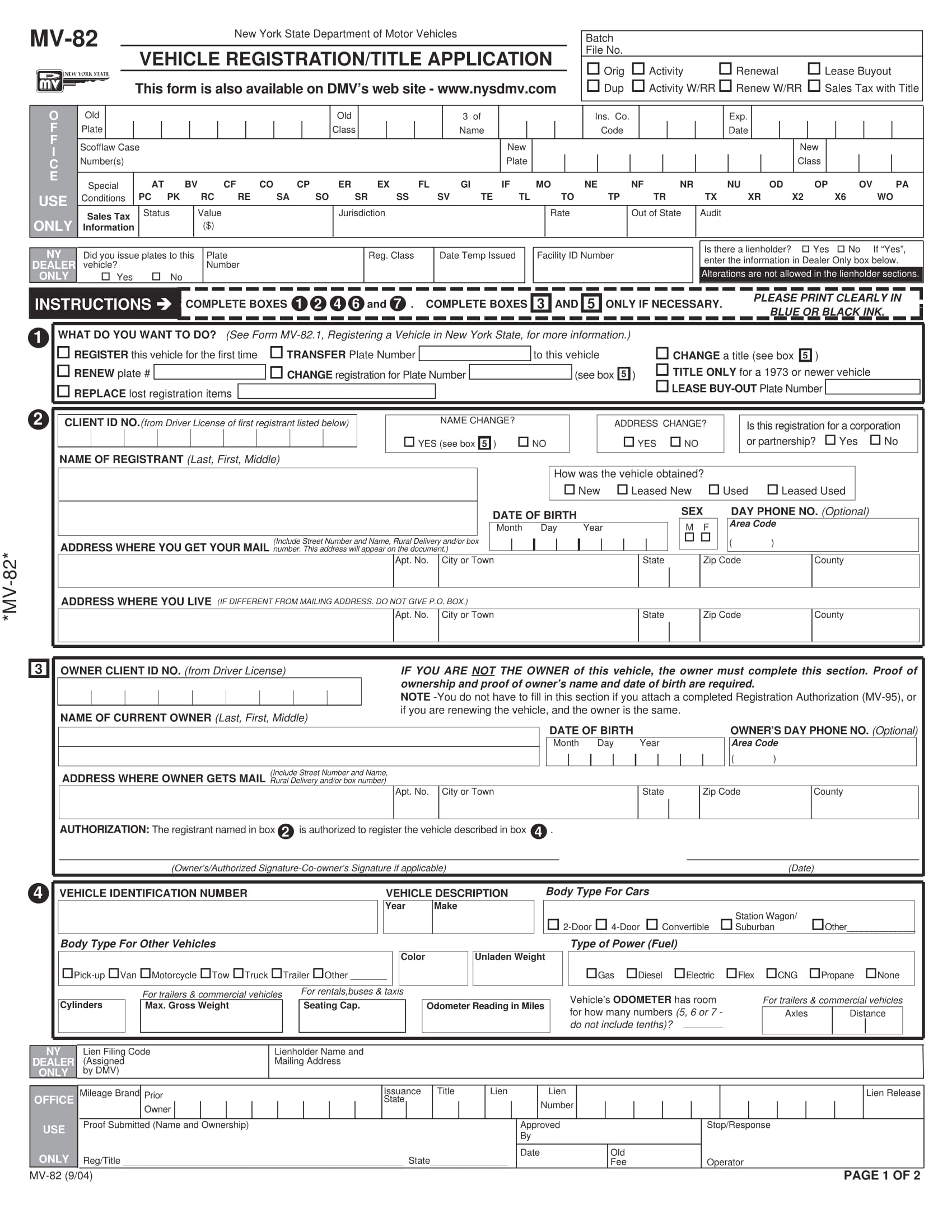 5 Registration Paperworks