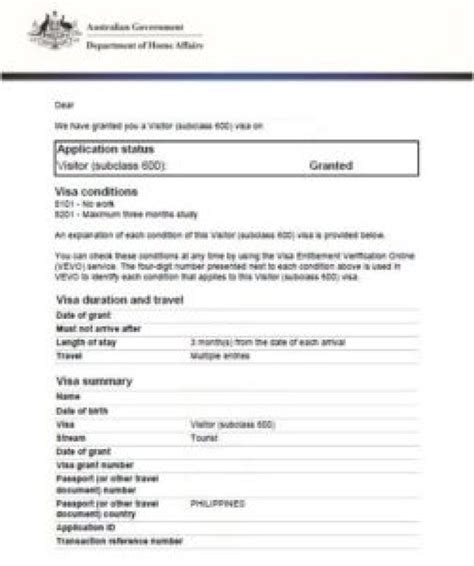 Australia Travel Paperwork Requirements