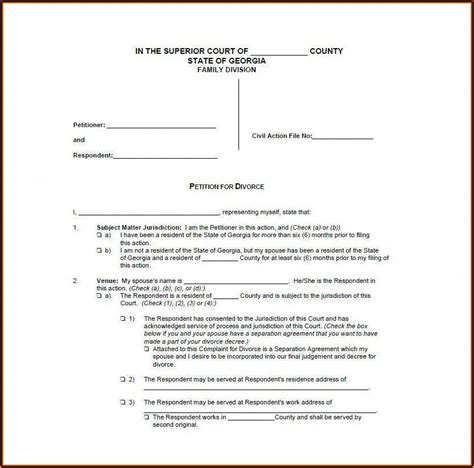 Military Divorce Paperwork Requirements