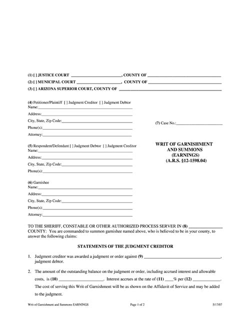 Wage Garnishment Paperwork Requirements