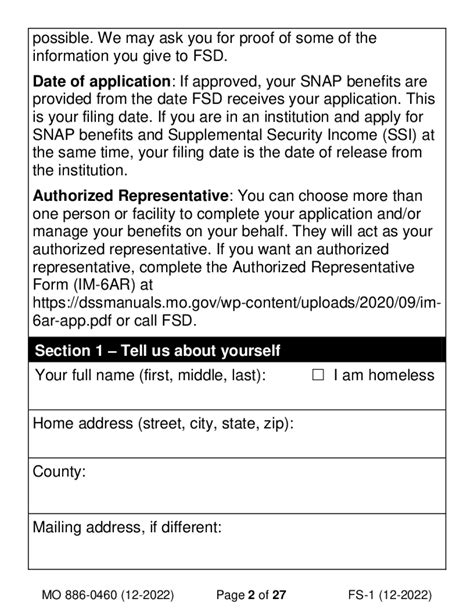 Food Stamps Application Paperwork Requirements