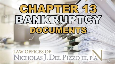 File Chapter 13 Bankruptcy Paperwork