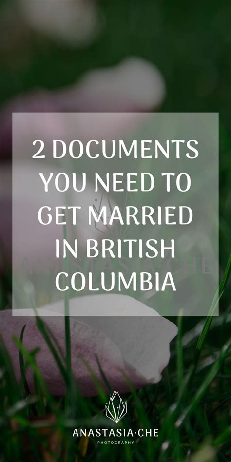 5 Docs to Get Married