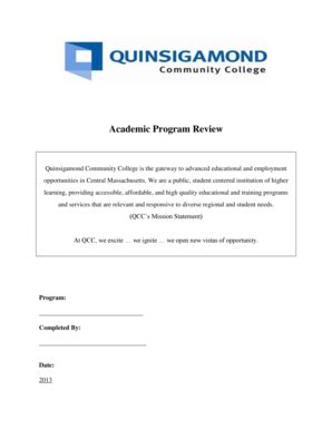 Quinsigamond Gateway Paperwork Requirements