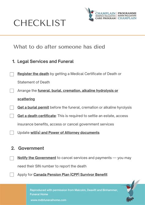 5 Steps After Death