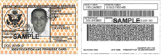 Military ID Card Paperwork Requirements