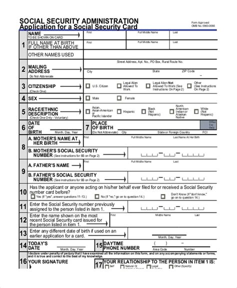 File Social Security Paperwork