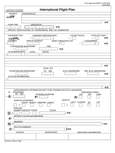 International Flight Paperwork Requirements