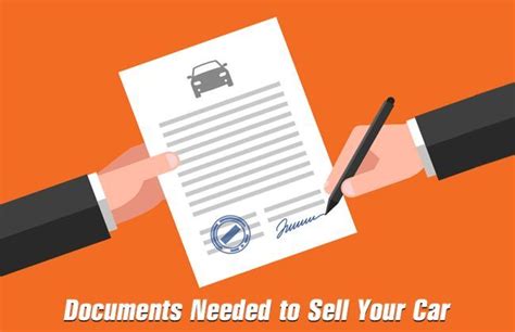 Sell Your Car Paperwork