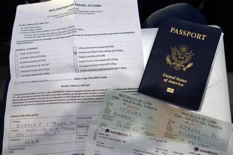 Cuba Travel Paperwork Requirements