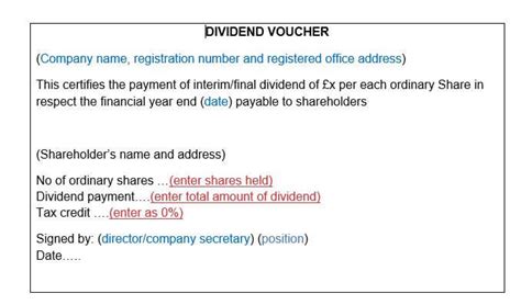 5 Dividend Paperwork Tips