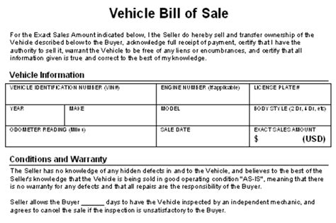 What Paperwork Is Required To Buy Or Sell A Vehicle