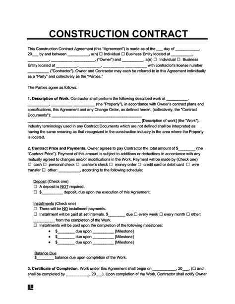 Civil Contractor Paperwork for Developers