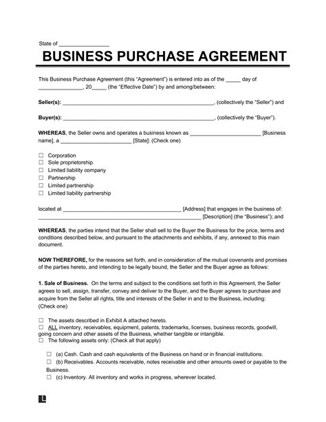 Selling Business Paperwork Essentials