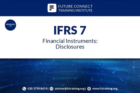 What To Disclose Under Ifrs 7 Financial Instruments Disclosures