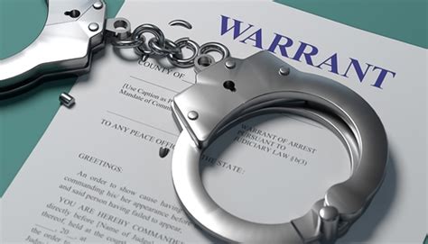 What To Do When There Is A Warrant For Your Arrest