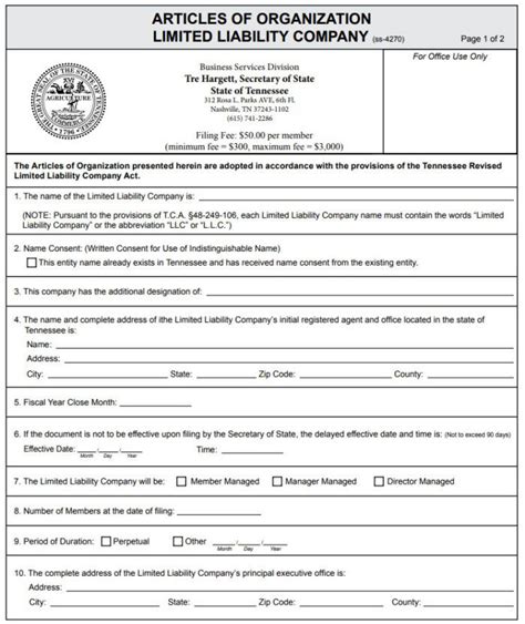 LLC Paperwork Requirements