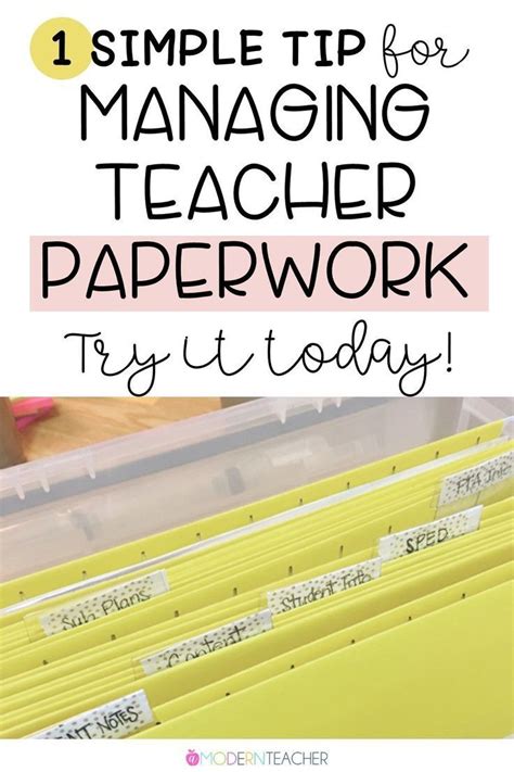 Teacher Paperwork Simplified