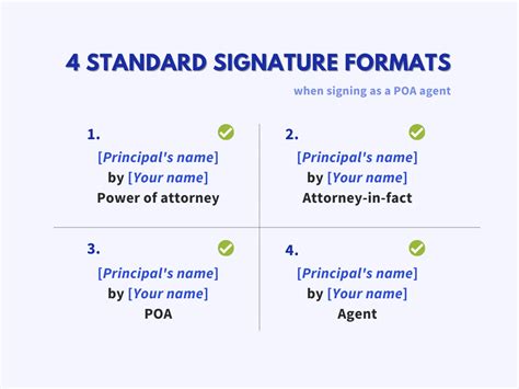 When Signing As A Power Of Attorney